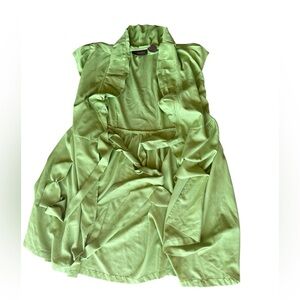 2/$15 green chadwick’s kimono wrap dress